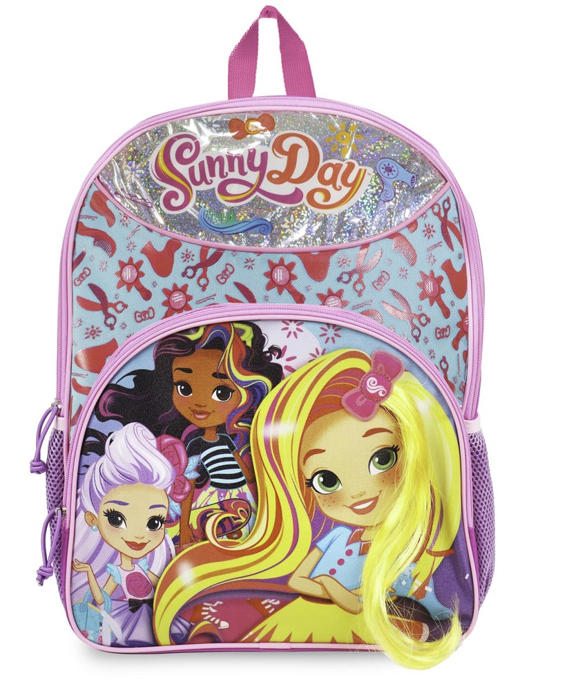 Sunny Day Hair 16” Girls Kid Backpack