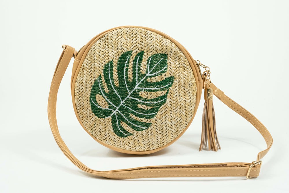 Stylish Summer Bamboo Cross-body Purse - 2 Options