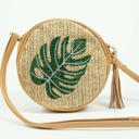 Leaf Stylish Summer Bamboo Cross-body Purse - 2 Options