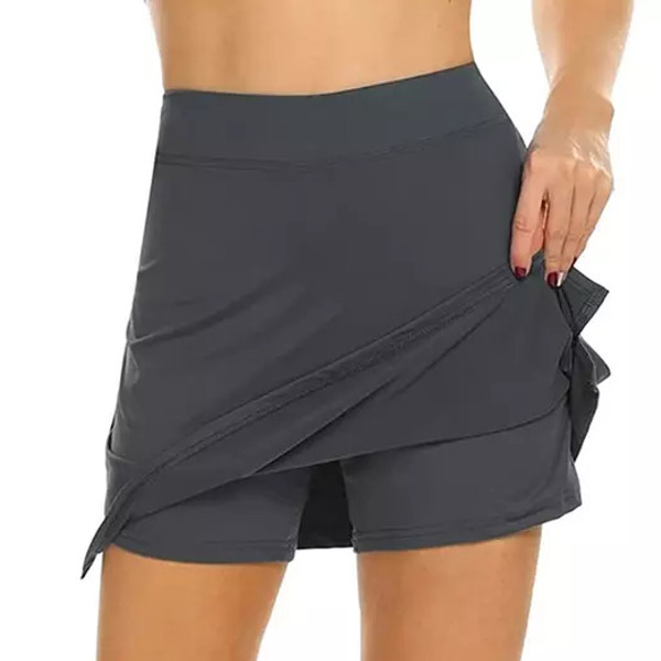 Women’s Active Stretch Running Sports Tennis Skirt