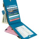  RFID Blocking Bifold Multi Card Case Wallet with CDC Card Slot