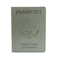 Gray Passport Holder with CDC Vaccination Card Protector - 13 Colors