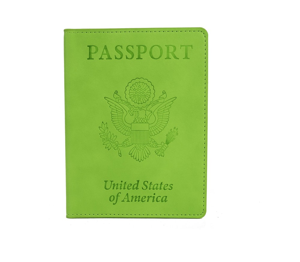 Passport Holder with CDC Vaccination Card Protector - 13 Colors