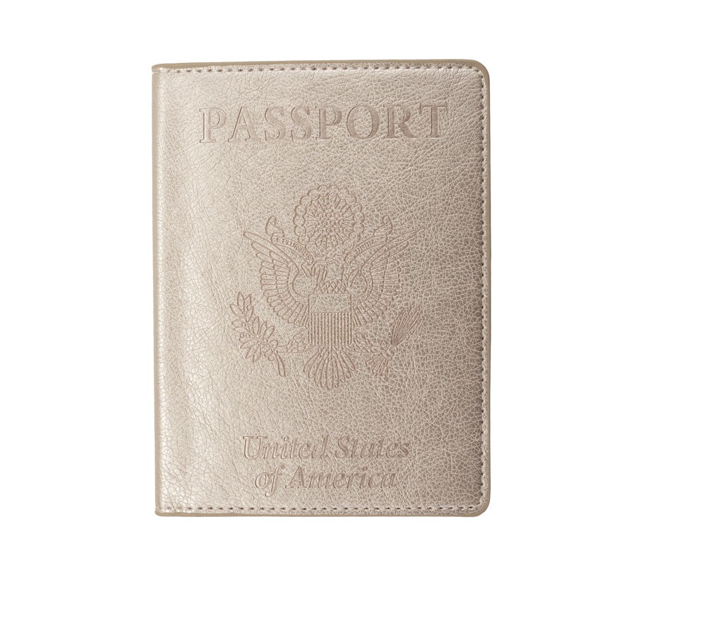 Passport Holder with CDC Vaccination Card Protector - 13 Colors