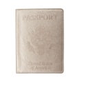 Rose Gold Passport Holder with CDC Vaccination Card Protector - 13 Colors