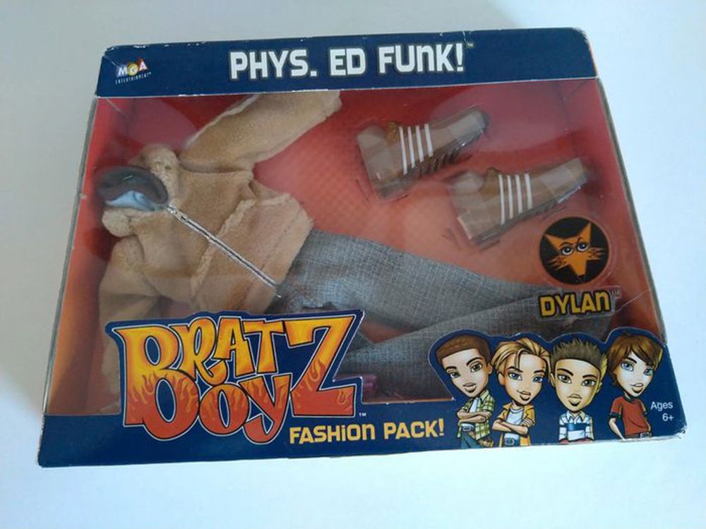 6 Pack Full Collection Bratz Boyz Doll Fashion Pack Clothes with Shoes