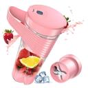 Pink 15.5-Ounce Rechargeable Personal 6-Blade Blender for Shakes & Smoothies