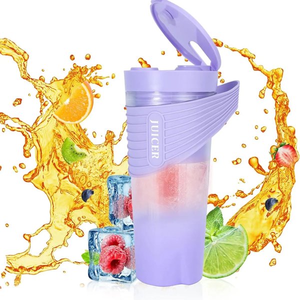 15.5-Ounce Rechargeable Personal 6-Blade Blender for Shakes & Smoothies