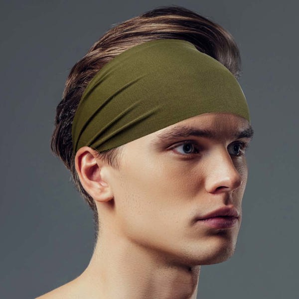 2 Pack Moisture Wicking Unisex Sweatband Head-Band- Assorted Colors