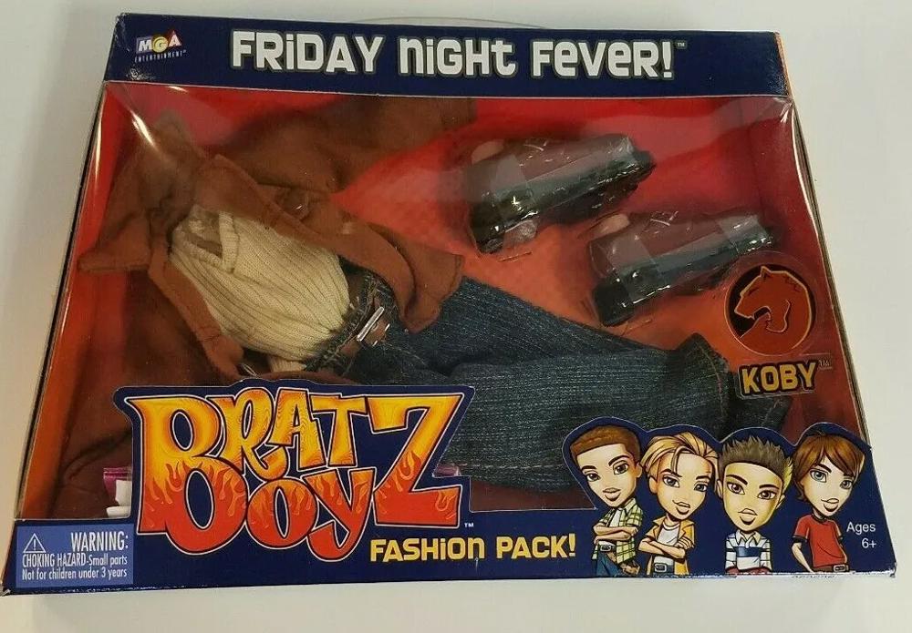 6 Pack Full Collection Bratz Boyz Doll Fashion Pack Clothes with Shoes