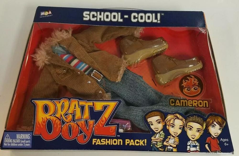 6 Pack Full Collection Bratz Boyz Doll Fashion Pack Clothes with Shoes