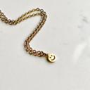  Happy Birthday Smile Face Gold Charm Necklace