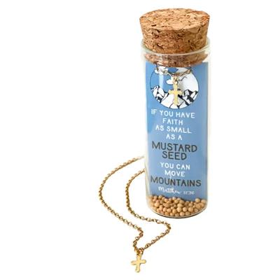 Mustard Seed Faith Necklace - Easter Gift & Basket Filler