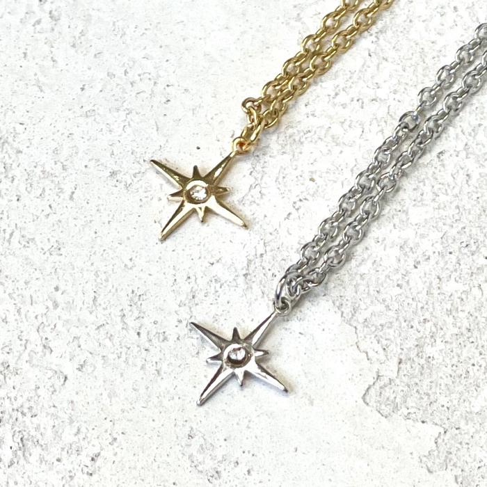 Christmas Star Necklace. Santa Sleigh. Stocking Stuffer