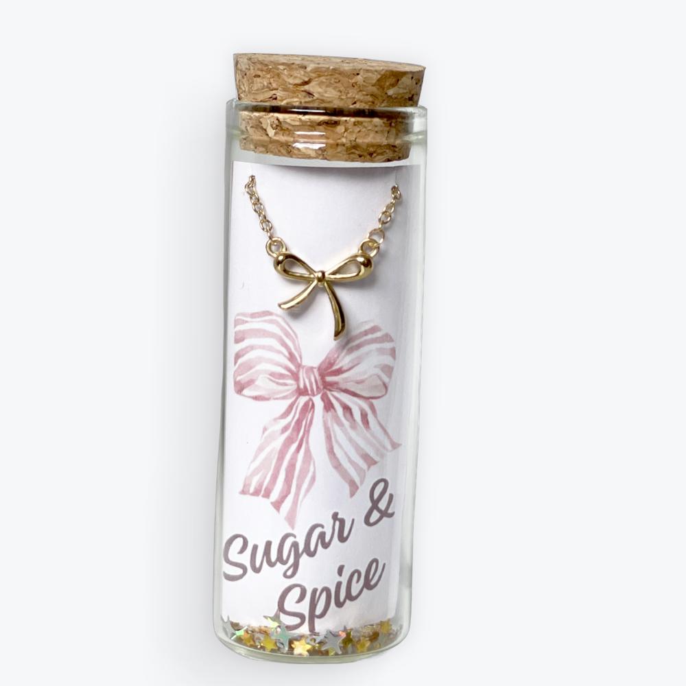 Bow Necklace. Sugar & Spice