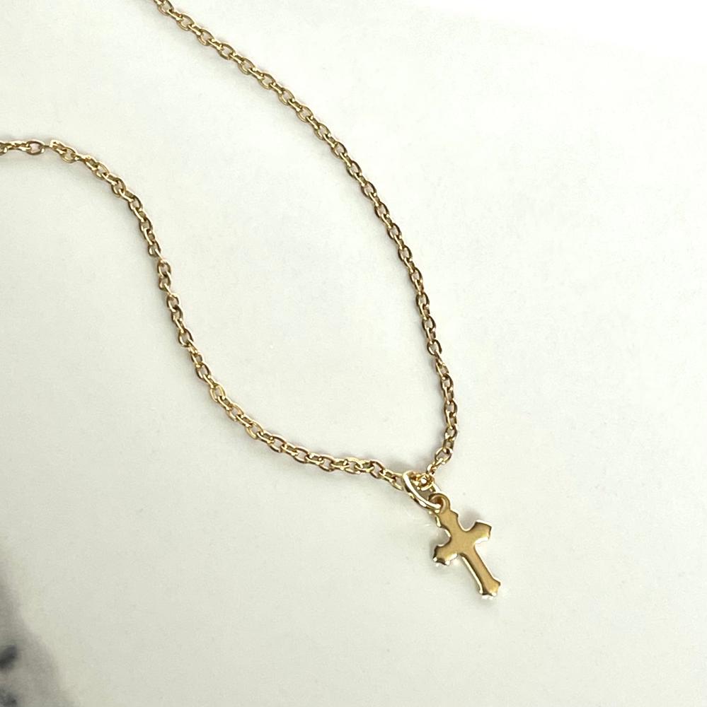 Faith Gold Cross Necklace