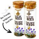  Bee Charm Necklace with Wildflower Seeds – Save the Bees