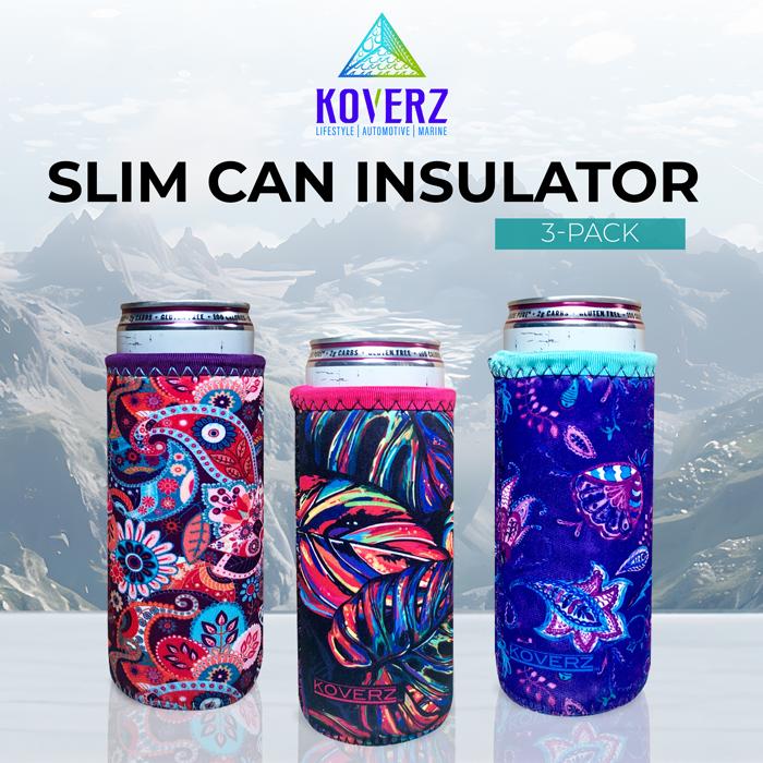 Slim Can Koozies | 3-Pack 