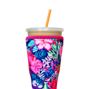 Hibiscus Bliss Large 32oz Iced Coffee Sleeves - 3 Sizes