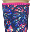 Tropics Large 32oz Iced Coffee Sleeves - 3 Sizes