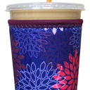 Midnight Mums Medium 22-24oz Iced Coffee Sleeves - 3 Sizes