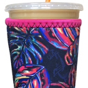 Tropics Medium 22-24oz Iced Coffee Sleeves - 3 Sizes
