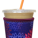 Midnight Mums Small 16-18oz Iced Coffee Sleeves - 3 Sizes