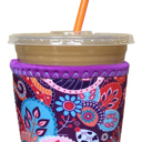Paisley Small 16-18oz Iced Coffee Sleeves - 3 Sizes