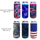  Slim Can Koozies | 3-Pack 