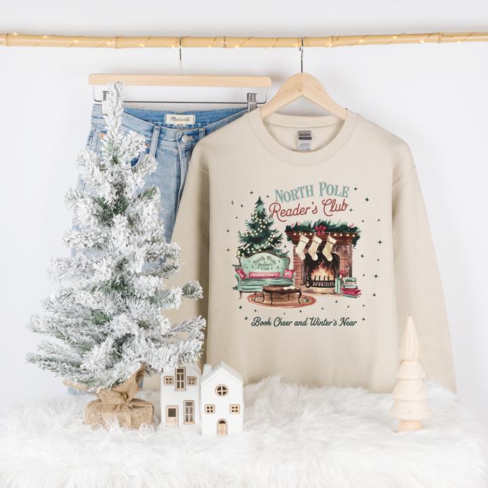North Pole Reader's Club Sweatshirt