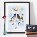 8 x 10 IN MY I LOVE BIRDS ERA Funny In My Era Wall Art Home Decor Gift