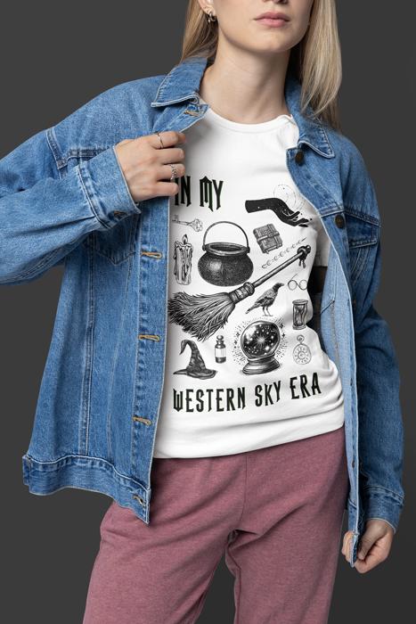 Retro Wicked T-shirt, Defy Gravity Broomstick Magic Wand Shirt, Wicked The Musical, Wizard Movie Fan Shirt