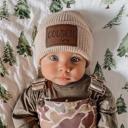  Personalized Infant Ribbed Name Beanie