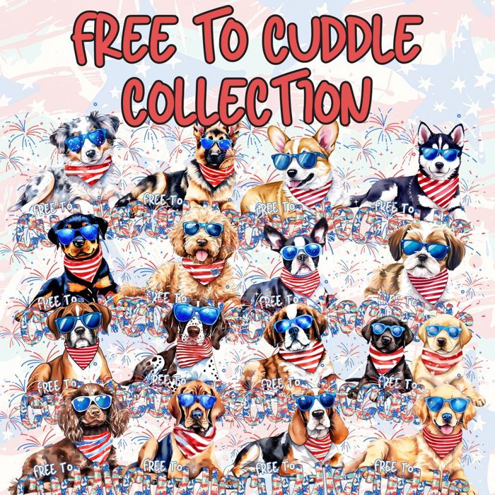 Americana Free to Cuddle Graphic Tee
