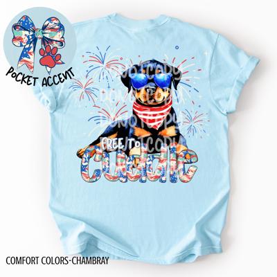 Rottie Spaniel Free to Cuddle T-Shirt