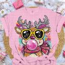  Bubblegum Reindeer Tshirt