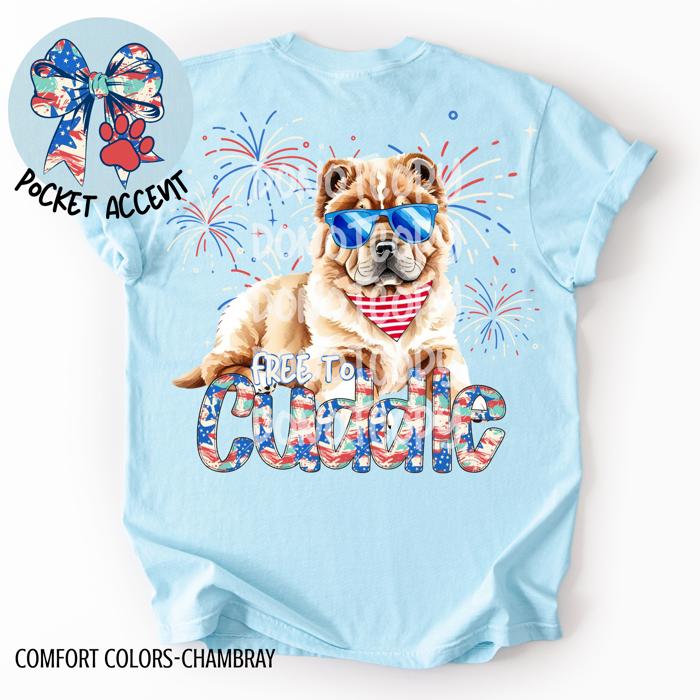 Chow Chow Free to Cuddle T-Shirt