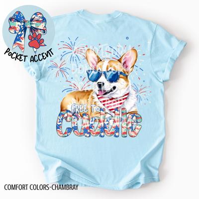 Corgi Free to Cuddle T-Shirt