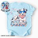 Small Australian Shephard Americana Free to Cuddle Graphic Tee