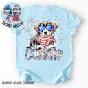 XXXL Bernese Mountain Dog Americana Free to Cuddle Graphic Tee