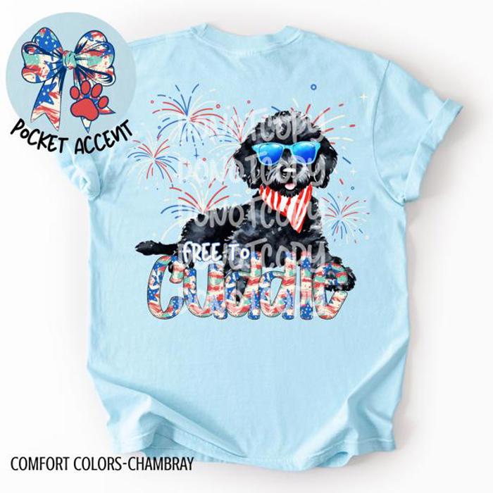 Americana Free to Cuddle Graphic Tee