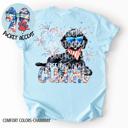 XXXL Black Doodle Americana Free to Cuddle Graphic Tee
