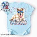 Small Chow Chow Americana Free to Cuddle Graphic Tee