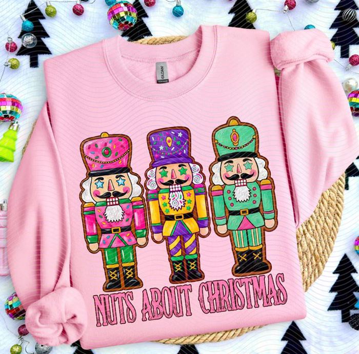 Nuts abour Christmas Sweatshirt