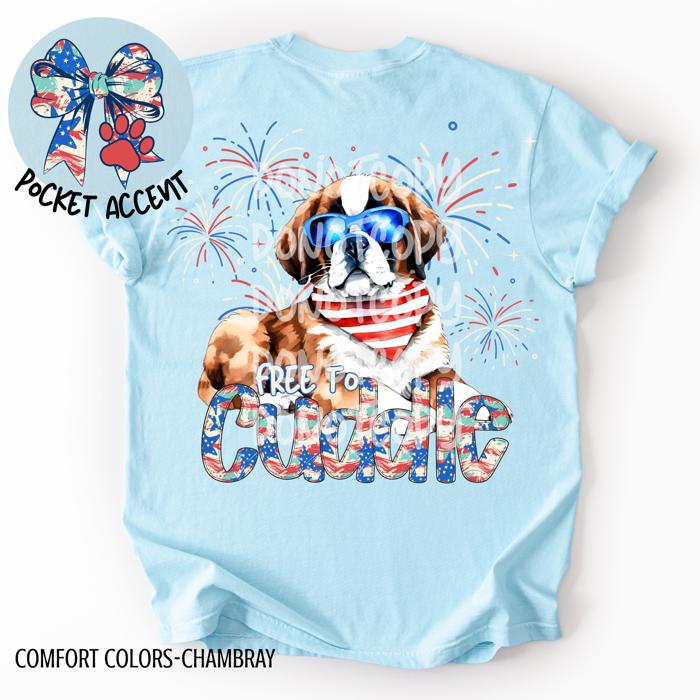 St. Bernard Free to Cuddle T-Shirt