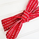  Donna Knotted Headband - Merry Christmas