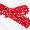  Donna Knotted Headband - Merry Christmas