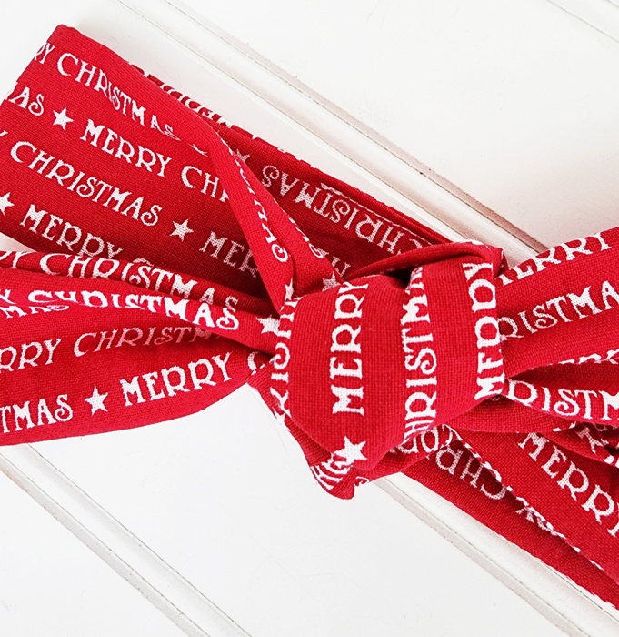 Donna Knotted Headband - Merry Christmas