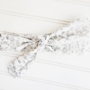  Donna Knotted Headband - Silver Reindeer