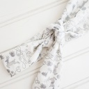  Donna Knotted Headband - Silver Reindeer